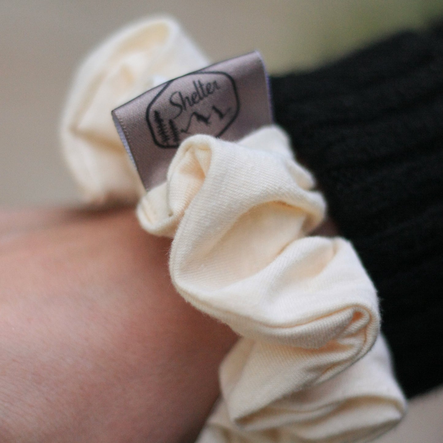 chou chouchou élastique à cheveux chanvre coton biologique scrunchies scrunch