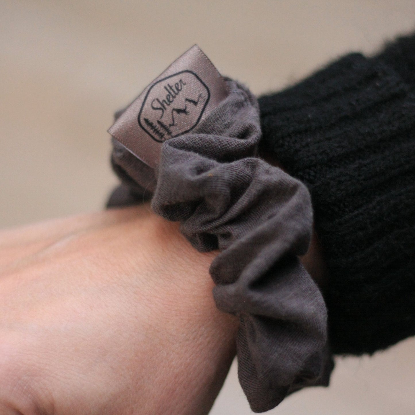 chou chouchou élastique à cheveux chanvre coton biologique scrunchies scrunch